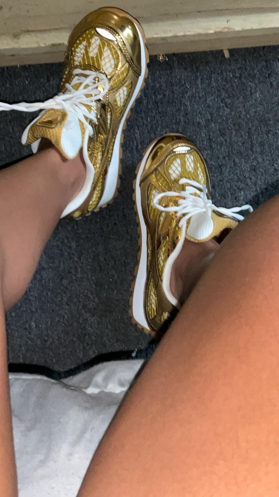 PKGoden Bottega Veneta Orbit Golden review feedback from whatsapp customer 01