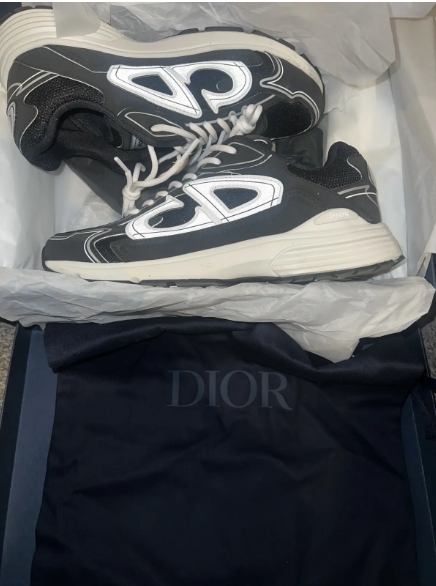 PKGoden Dior B30 Light Grey Sneakers Black Coffee Color 3SN279ZND-H969 review Tracey Weiner