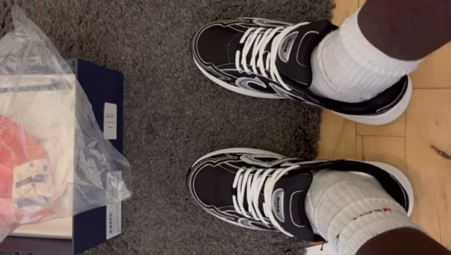 PKGoden Dior B30 Light Grey Sneakers Black Coffee Color 3SN279ZND-H969 review Abdul Sheriff Ali