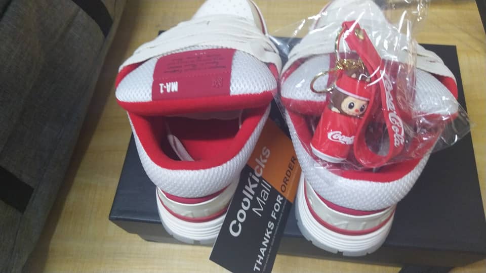 PKGoden AMIRI White Red review Devonne Short