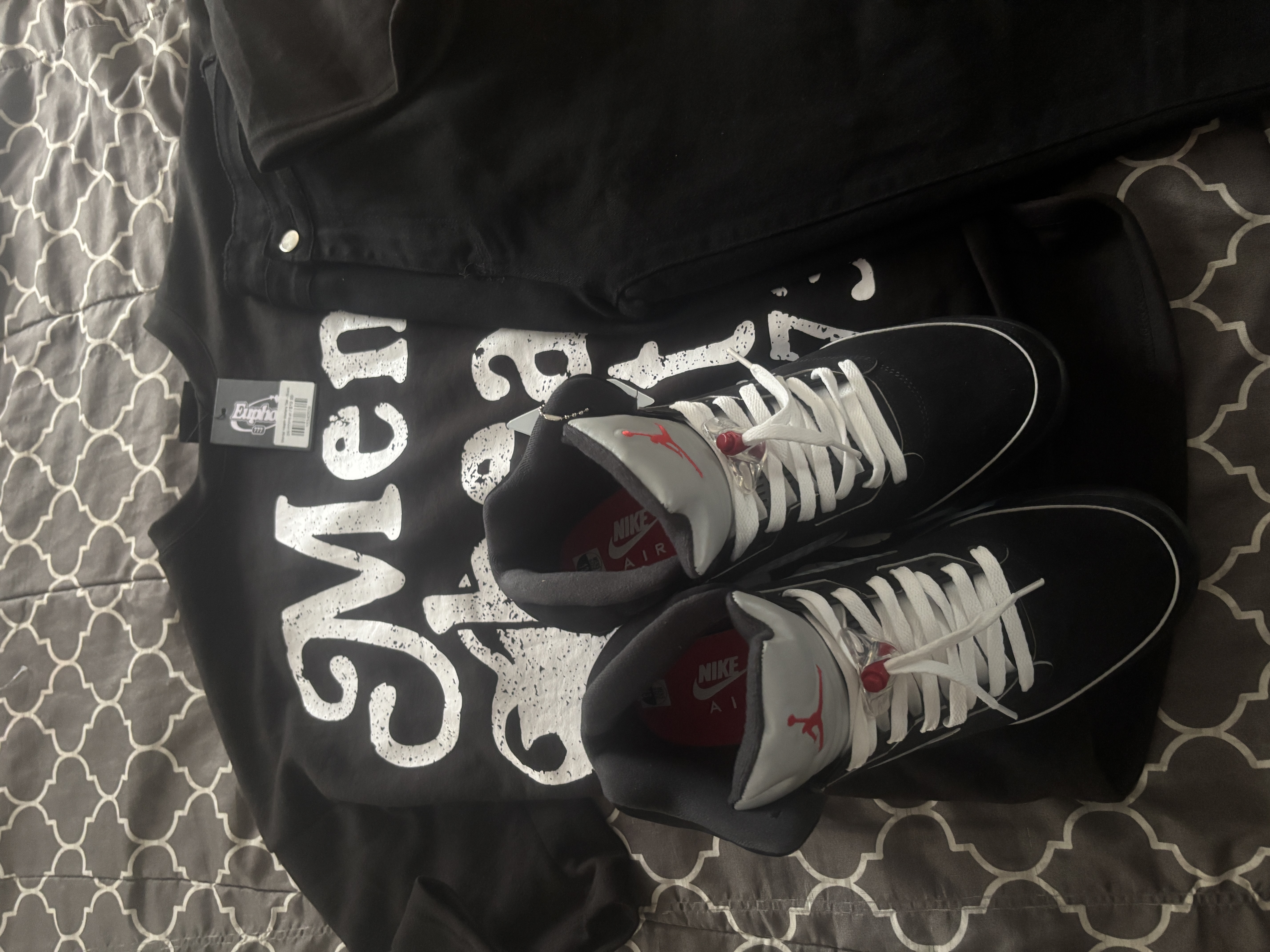 PKGoden Air Jordan 5 Black Metallic Reimagined HF3975-001(2024) review Tra’Qon McCollum 02