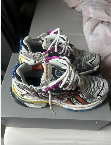 PKGoden Balenciaga 7th Runner Silver Purple 677403W3RB68123 review Elle Desire