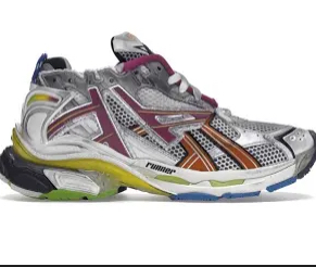 Flash sale| PKGoden Balenciaga 7th Runner Silver Purple 677403W3RB68123 review jt