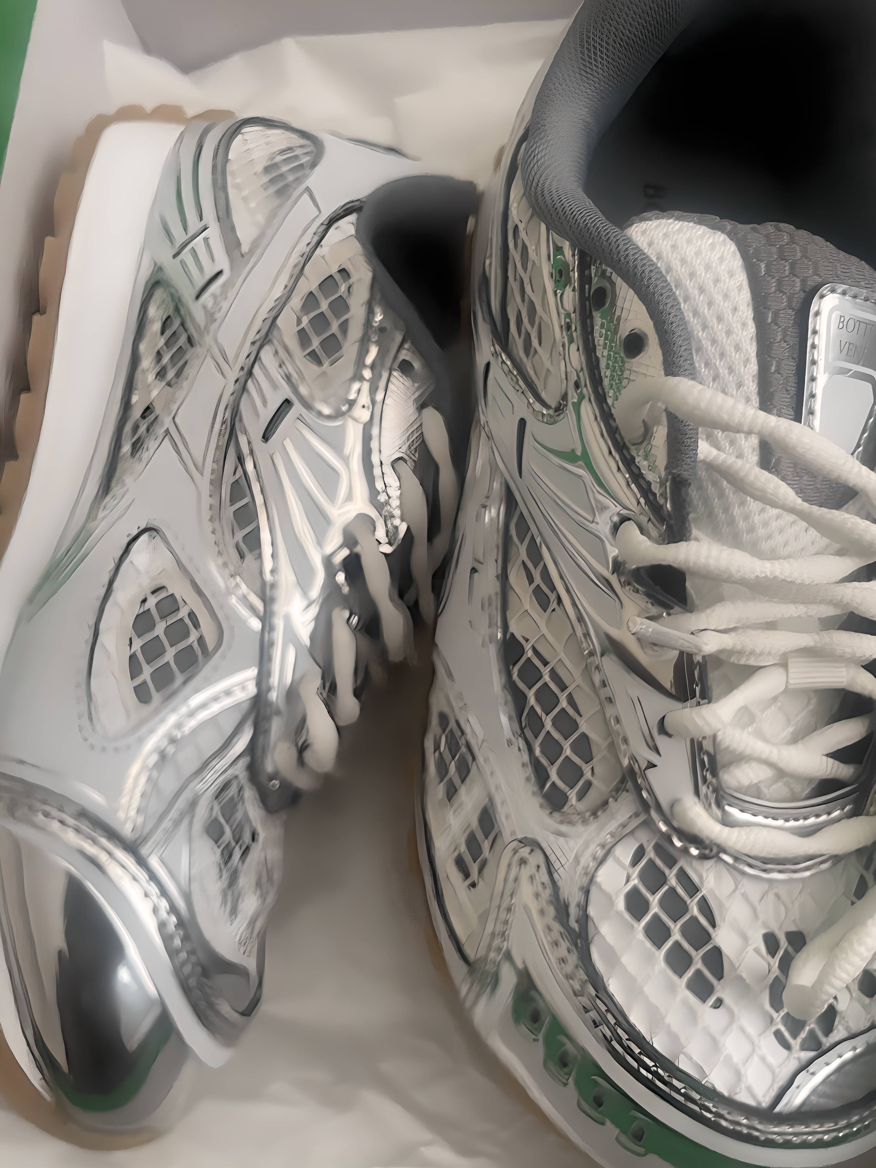 PKGoden Bottega Veneta Orbit low cut casual running shoes Silver review Kendrick 00