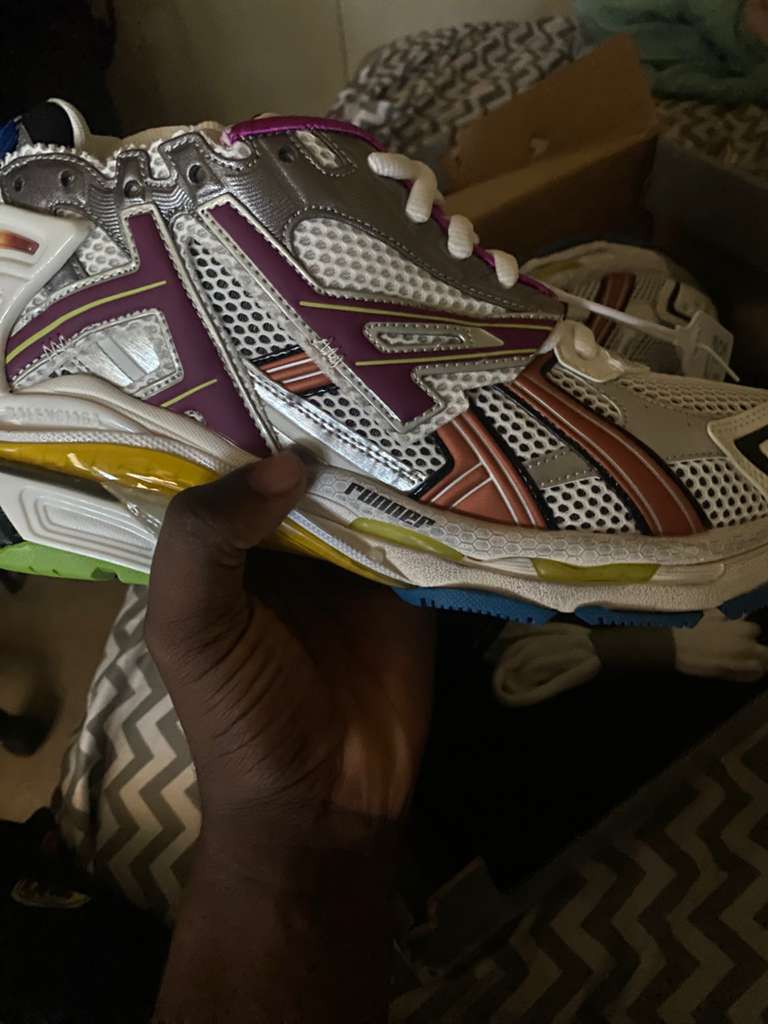 PKGoden Balenciaga 7th Runner Silver Purple 677403W3RB68123 review Xavier Muhammad 00