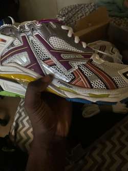 PKGoden Balenciaga 7th Runner Silver Purple 677403W3RB68123 review Xavier Muhammad 01