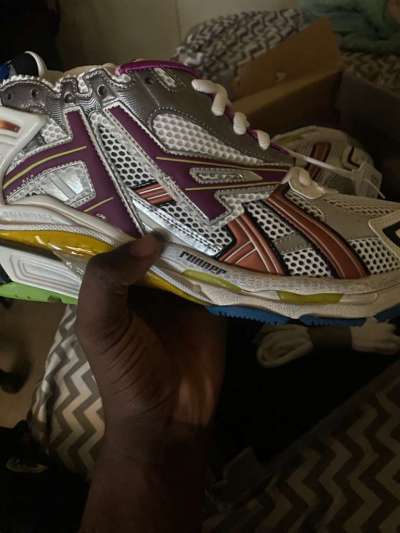 PKGoden Balenciaga 7th Runner Silver Purple 677403W3RB68123 review Xavier Muhammad 00