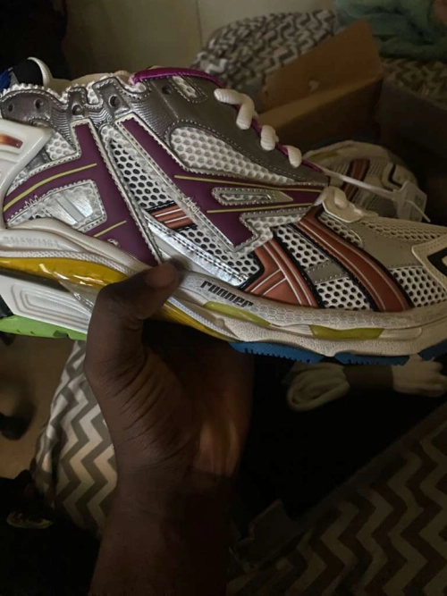 PKGoden Balenciaga 7th Runner Silver Purple 677403W3RB68123 review 