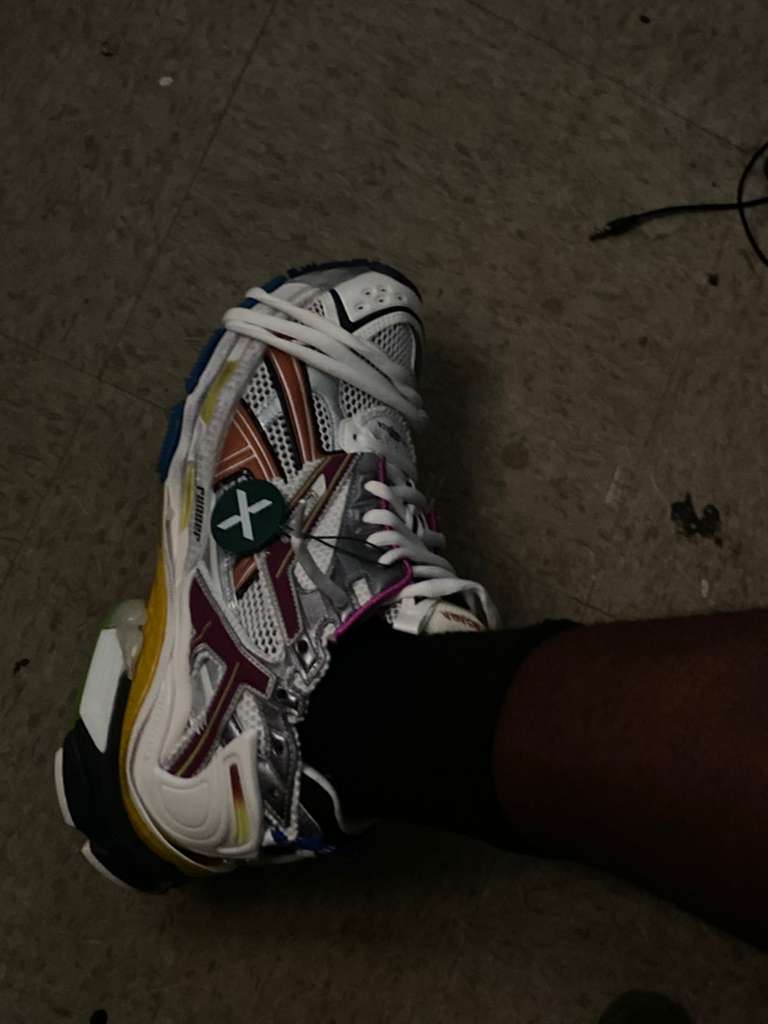 PKGoden Balenciaga 7th Runner Silver Purple 677403W3RB68123 review Xavier Muhammad 01