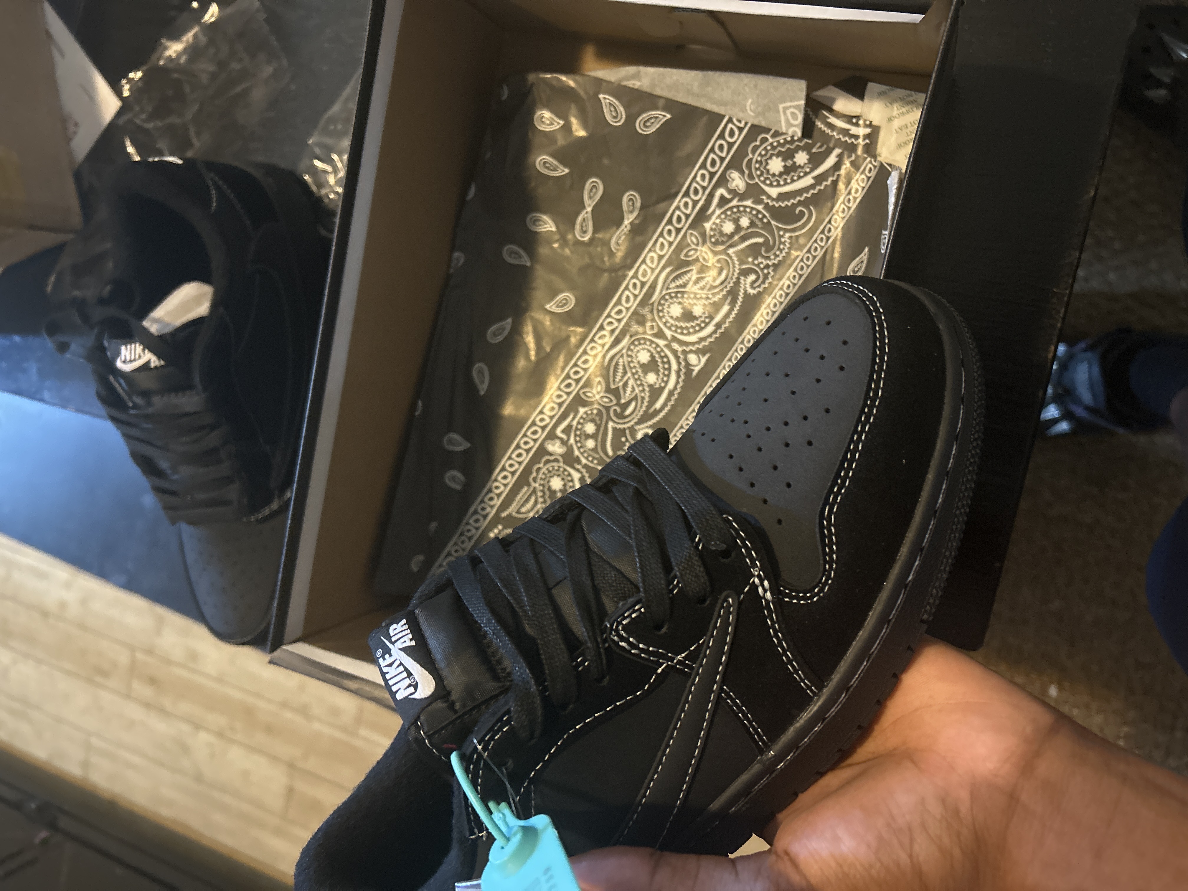 Coolkicks |G5  Air Jordan 1 Retro Low GET SP Travis Scott Black Phantom,DM7866-001 review 0