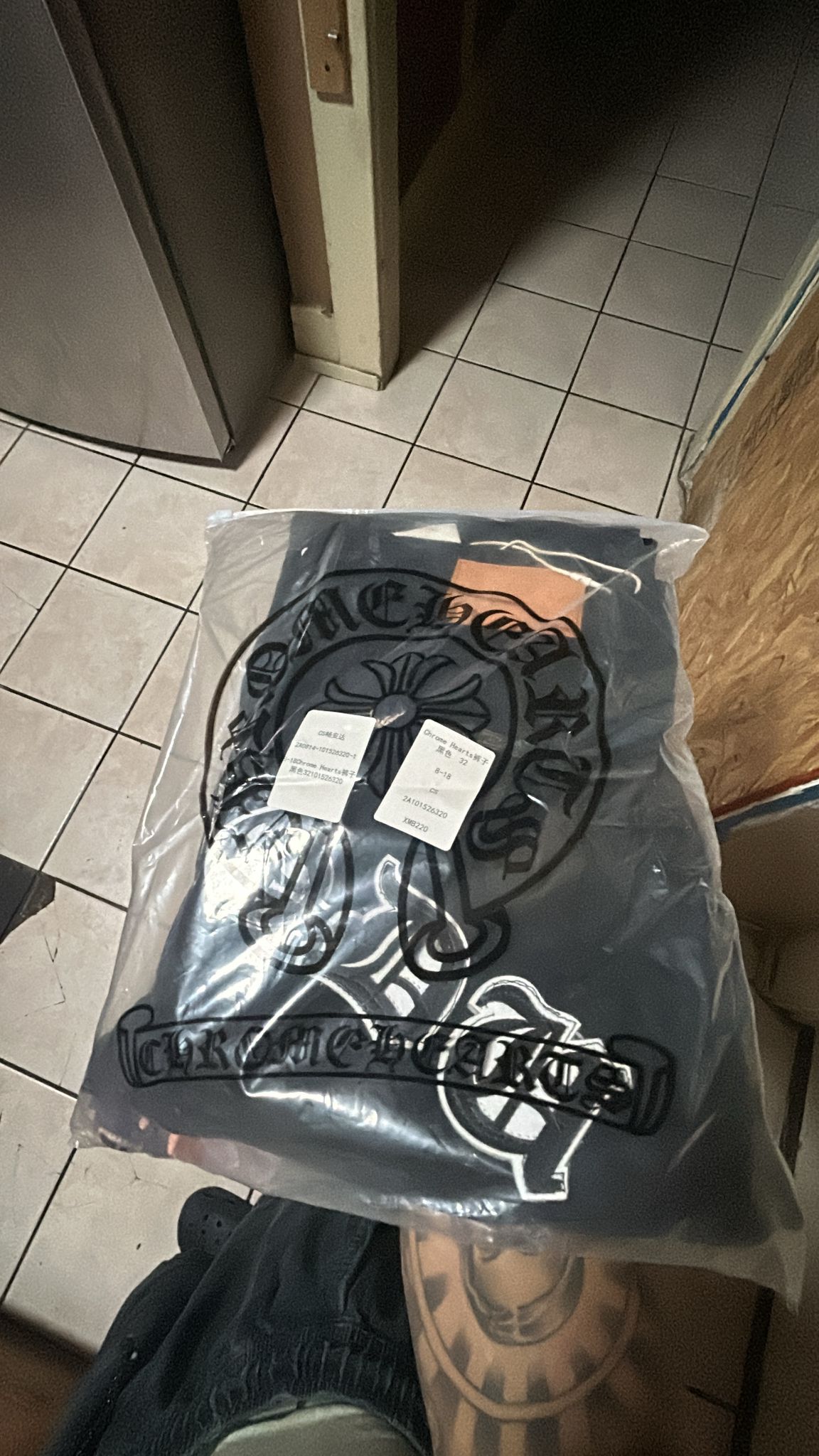 Chrome Hearts CH city limited series Sanskrit cross patch leather Jeans 1 review 0