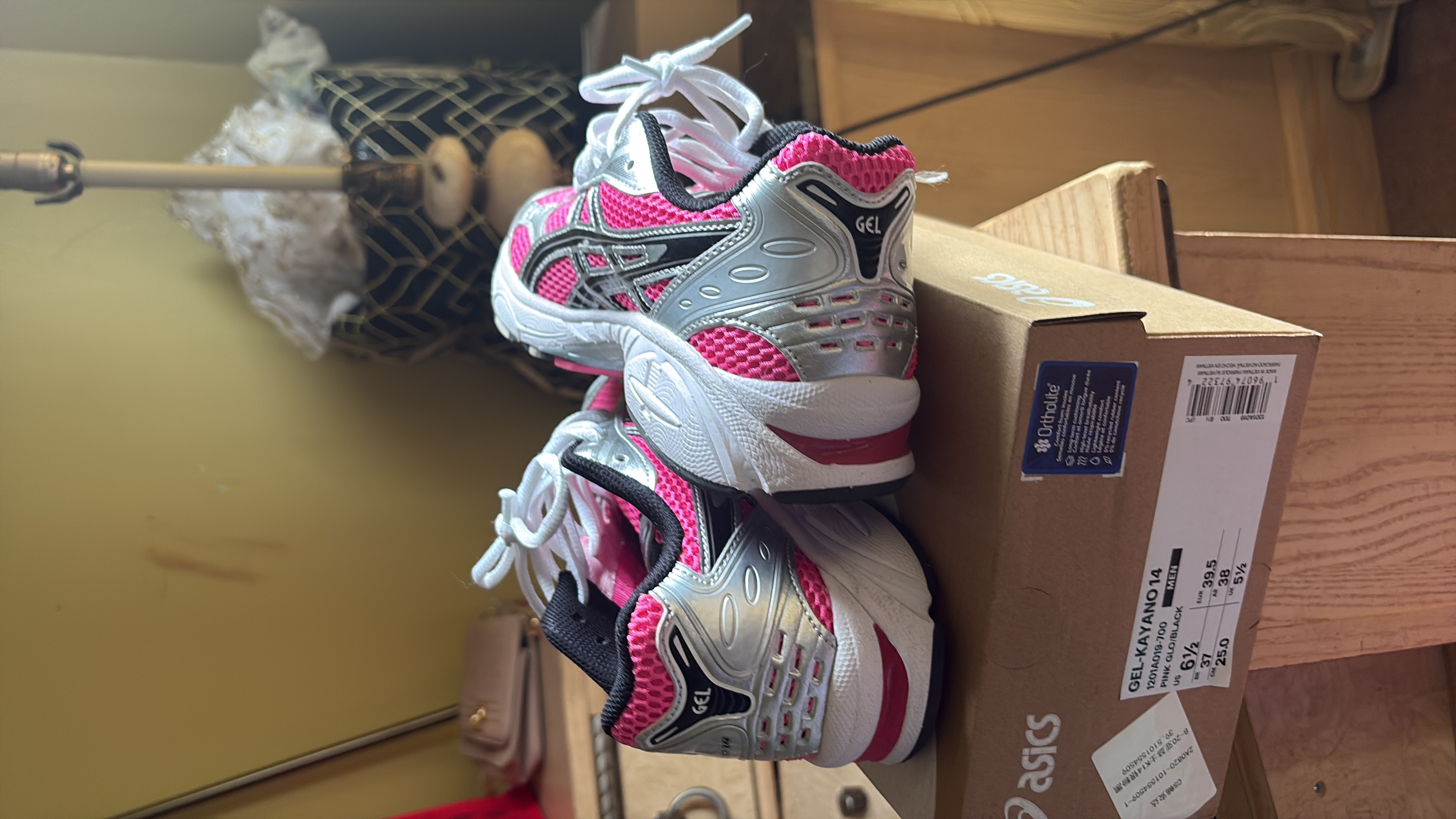 Flash sale | Special Sale ASICS Gel-Kayano 14 Pink Glo 1201A019-700 review 0