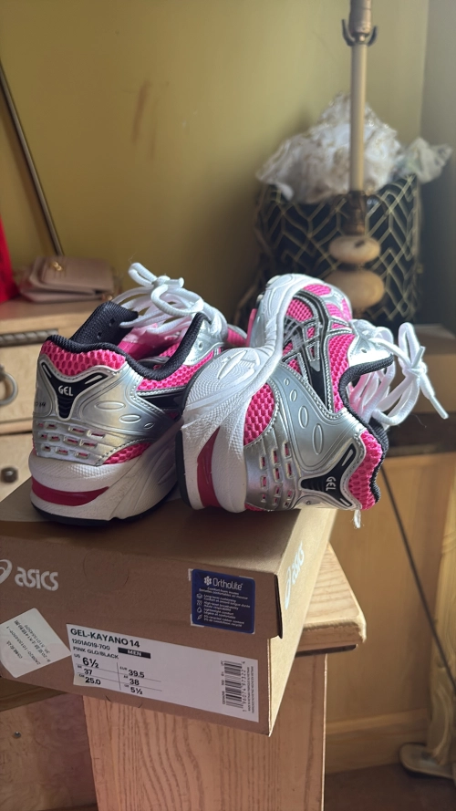 Flash sale | Special Sale ASICS Gel-Kayano 14 Pink Glo 1201A019-700 review 