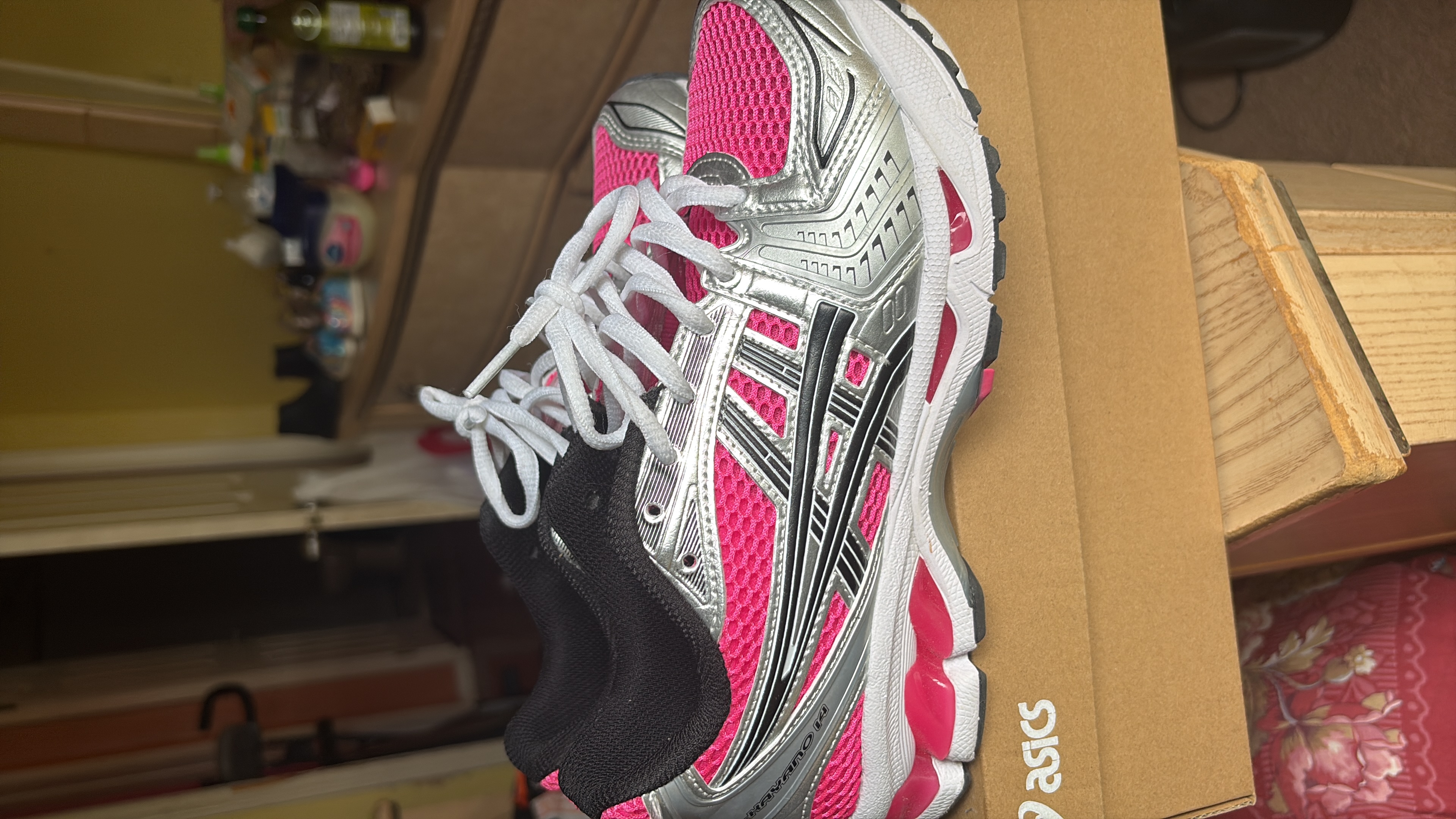 Flash sale | Special Sale ASICS Gel-Kayano 14 Pink Glo 1201A019-700 review 4