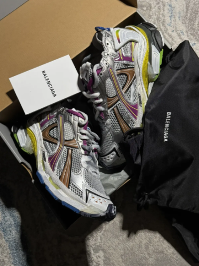 PKGoden Balenciaga 7th Runner Silver Purple 677403W3RB68123 review alessandro