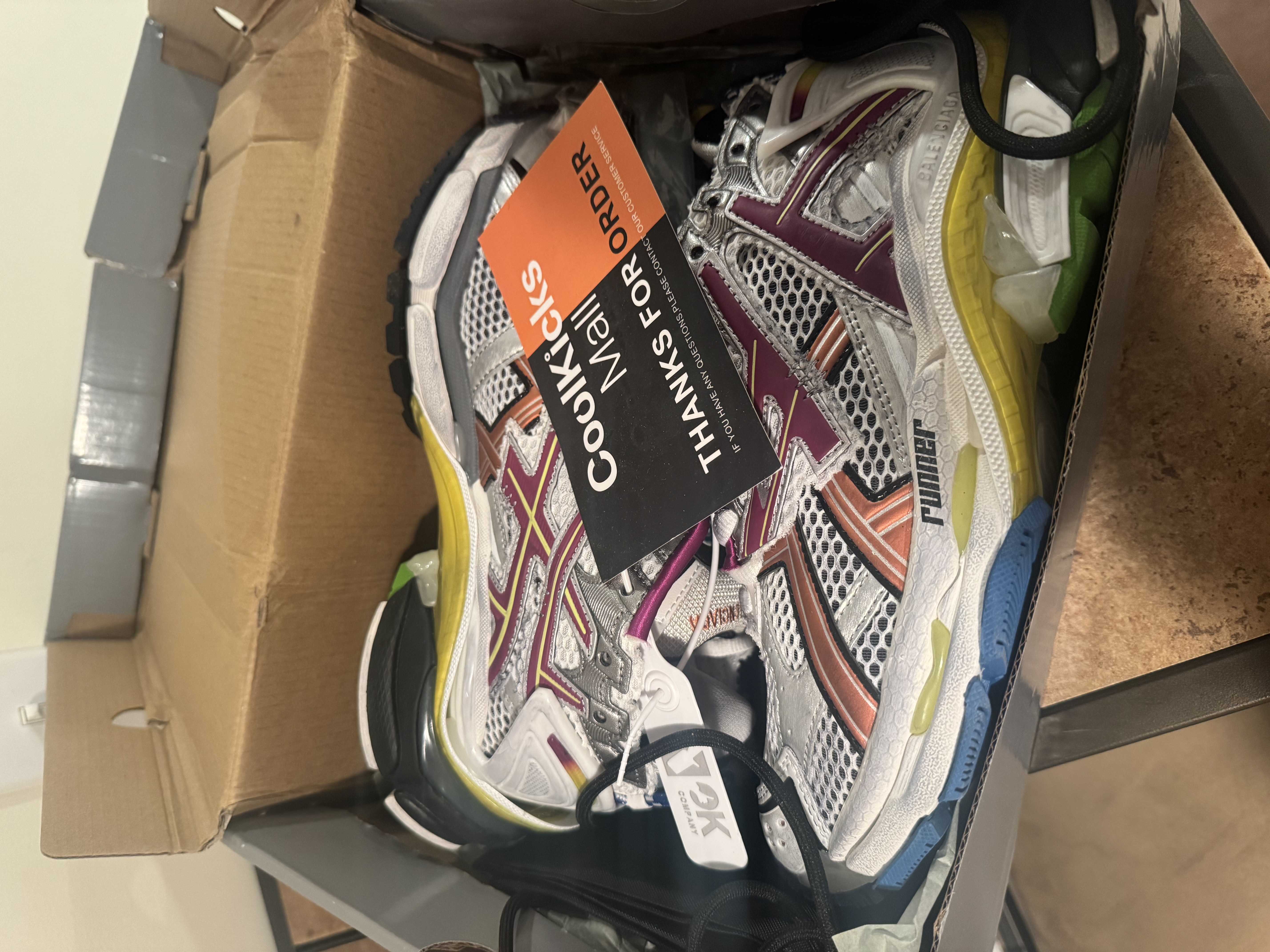 PKGoden Balenciaga 7th Runner Silver Purple 677403W3RB68123 review nowhere 00