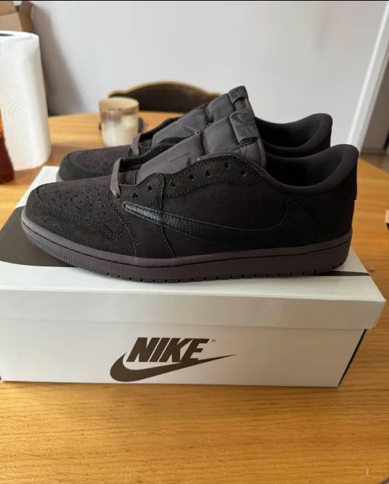 PKGoden Travis Scott x Air Jordan 1 Retro Low OG SP Velvet Brown DM7866-202  review 1