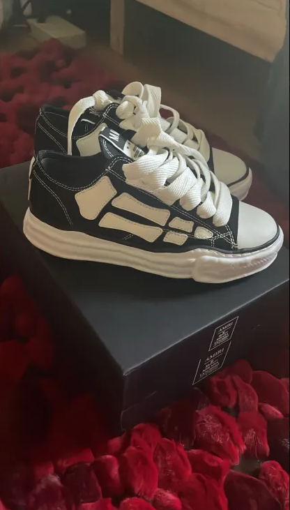 PKGoden Maison Mihara Yasuhiro x AMIRI Skel-Top Low Black review 0