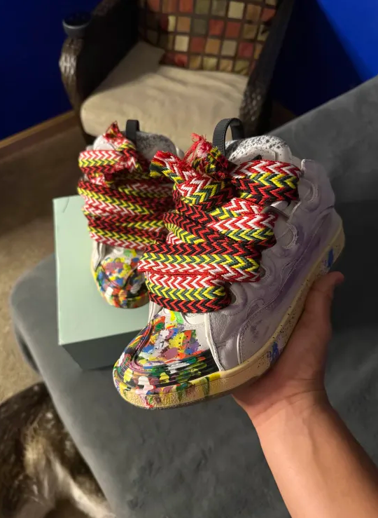 PKGoden Lanvin Leather Curb Gallery Dept. Pale Pink Multi review John Tucker 01