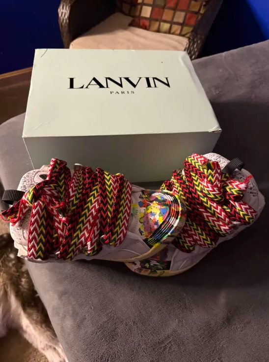 PKGoden Lanvin Leather Curb Gallery Dept. Pale Pink Multi review John Tucker 00