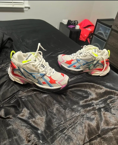 PKGoden Balenciaga Runner Sneaker White Multi-Color 772774 W3RBW 9645 review 