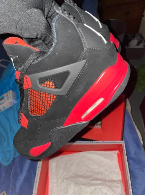 PKGoden Air Jordan 4 Retro Red Thunder, CT8527-016 review 