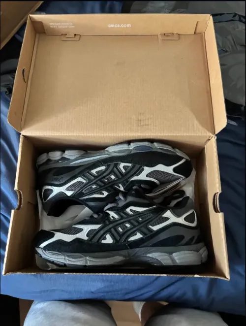 GET ASICS Gel-NYC Graphite Grey Black,1201A789-020 review 