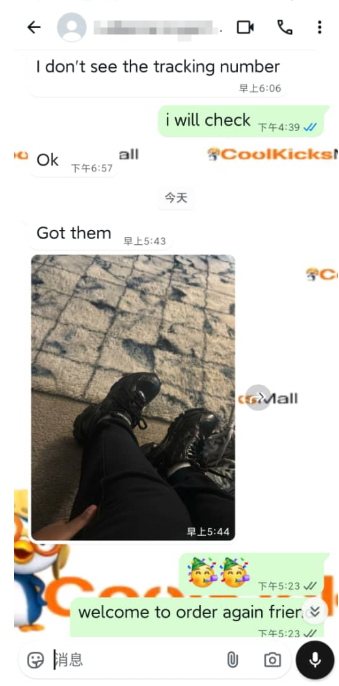 PKGoden Balenciaga Runner Black 656065W3RA11000  review feedback from whatsapp customer 00