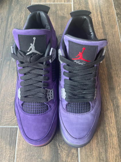 PKGoden Air Jordan 4 Retro Travis Scott Purple,AJ4-766302 review 0