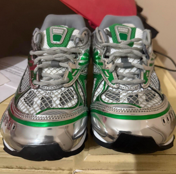 PKGoden Bottega Veneta Orbit low cut casual running shoes Green review 0