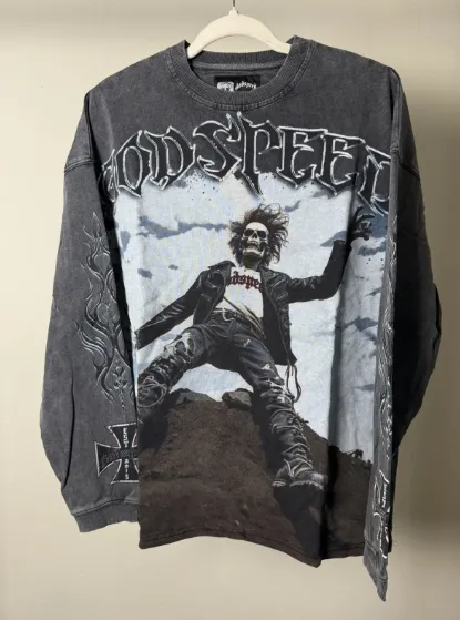 Godspeed Rocker Layered Long Sleeve T-shirt #1103 Black Wash review 