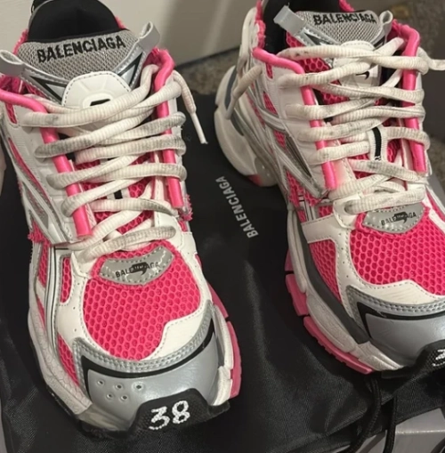 Balenciaga White Red Powder 677402 W3RBN 9155  review 