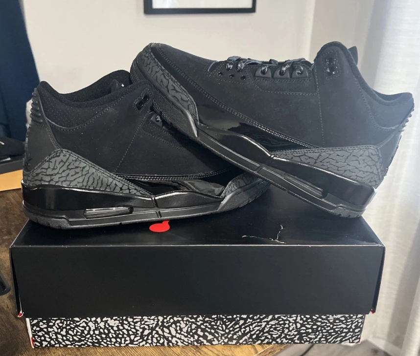 Coolkicks | PKGoden Air Jordan 3 Retro Black Cat, 136064-002 review 0
