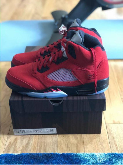 PKGoden Air Jordan 5 Retro Raging Bull Red (2021),DD0587-600 review Luana Melnek