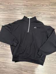 Alo Yoga Accolade 1/4 Zip Pullover Set Black review 0