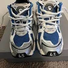 PKGoden Balenciaga Runner White Blue 677403W3RB34912 review 