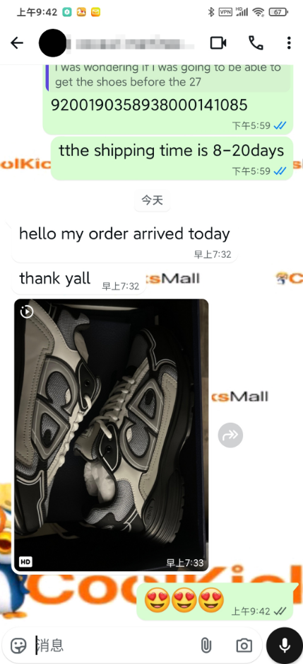 PKGoden Dior B30 Sneakers Black Grey review 0