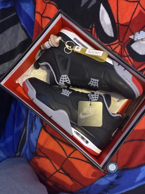 💥[BF 50% OFF]💥 PKGoden  Air Jordan 4 Bred Reimagined,FV5029-006 review 