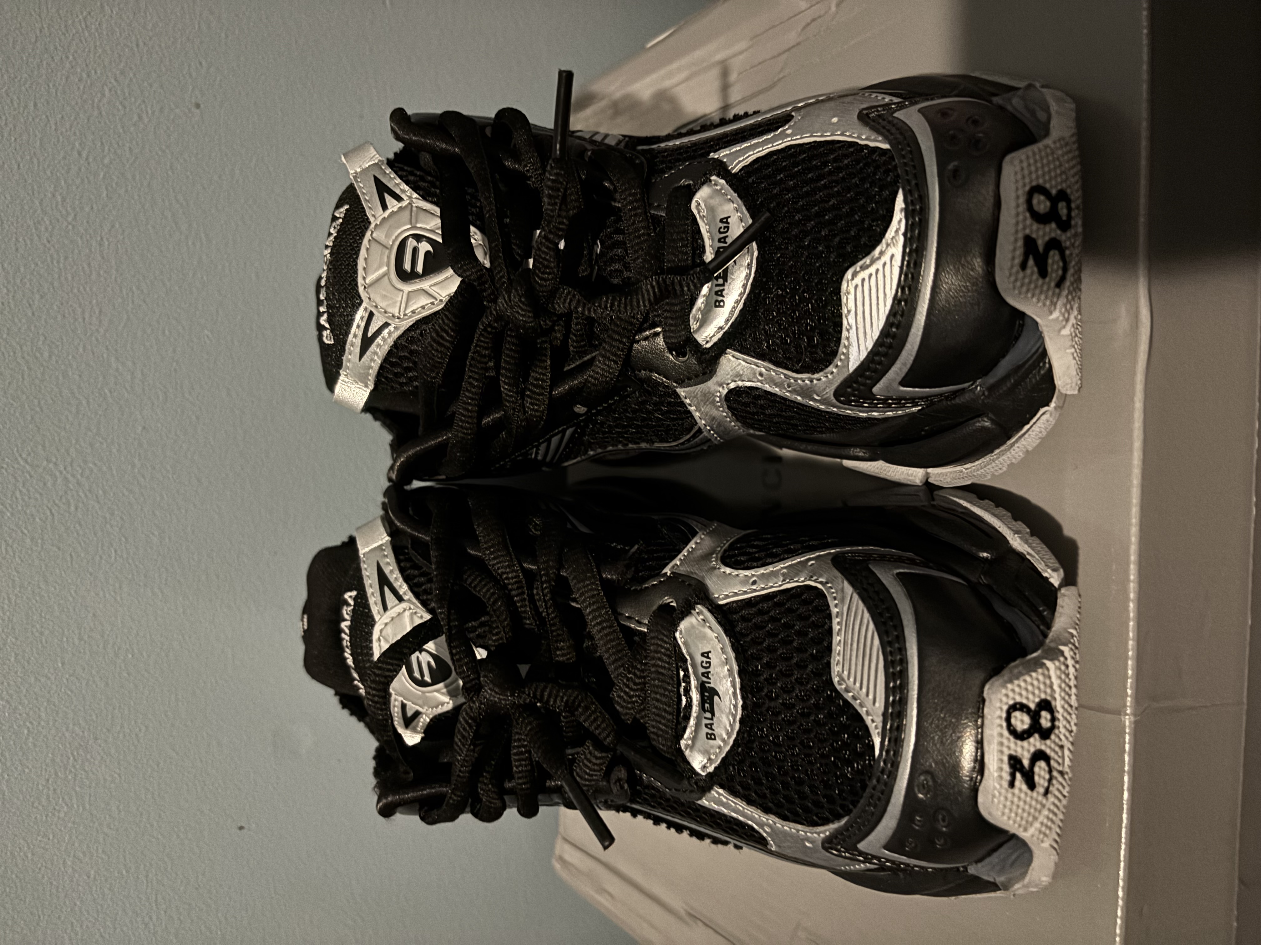 PKGoden Balenciaga Runner Sneaker Black Silver review Darien 00