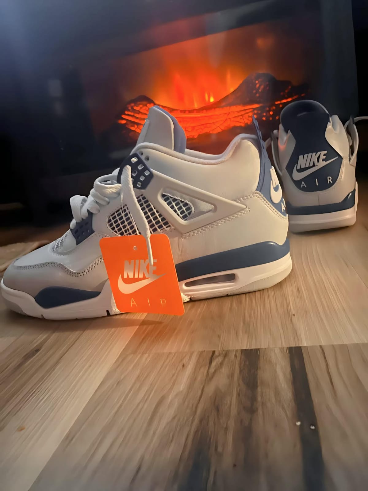 PKGoden Air Jordan 4 Military Blue,FV5029-141 review feedback from whatsapp customer 01
