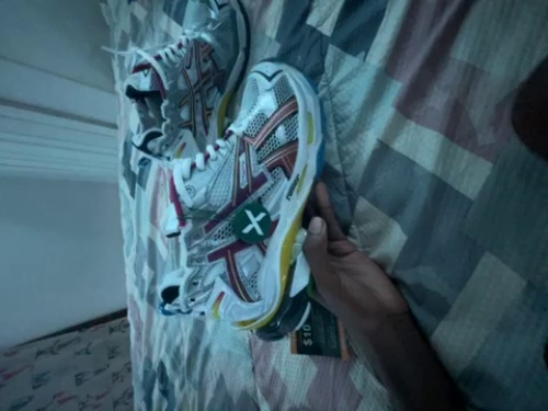 Flash sale| PKGoden Balenciaga 7th Runner Silver Purple 677403W3RB68123 review 