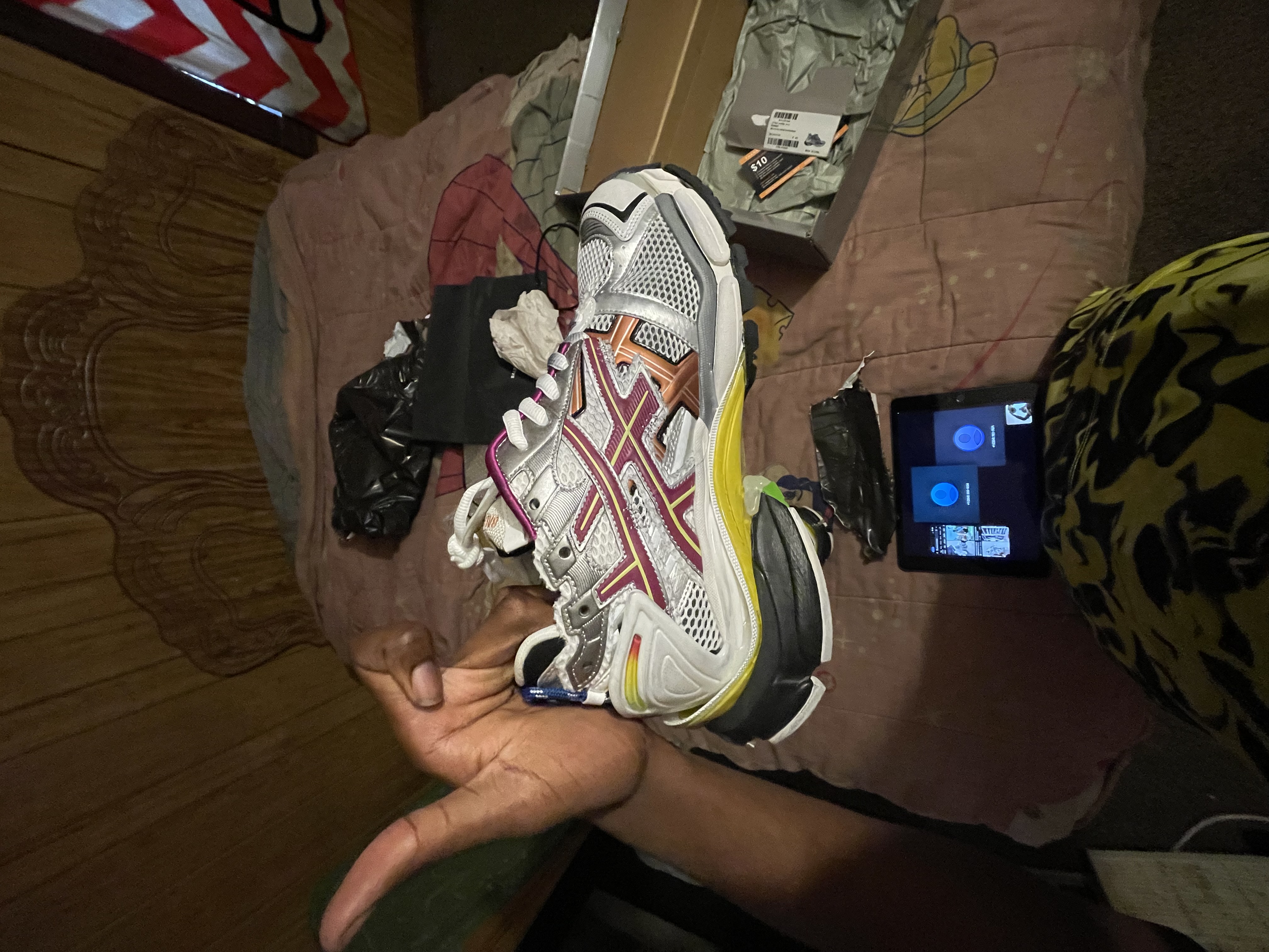 Flash sale| PKGoden Balenciaga 7th Runner Silver Purple 677403W3RB68123 review Marion 04