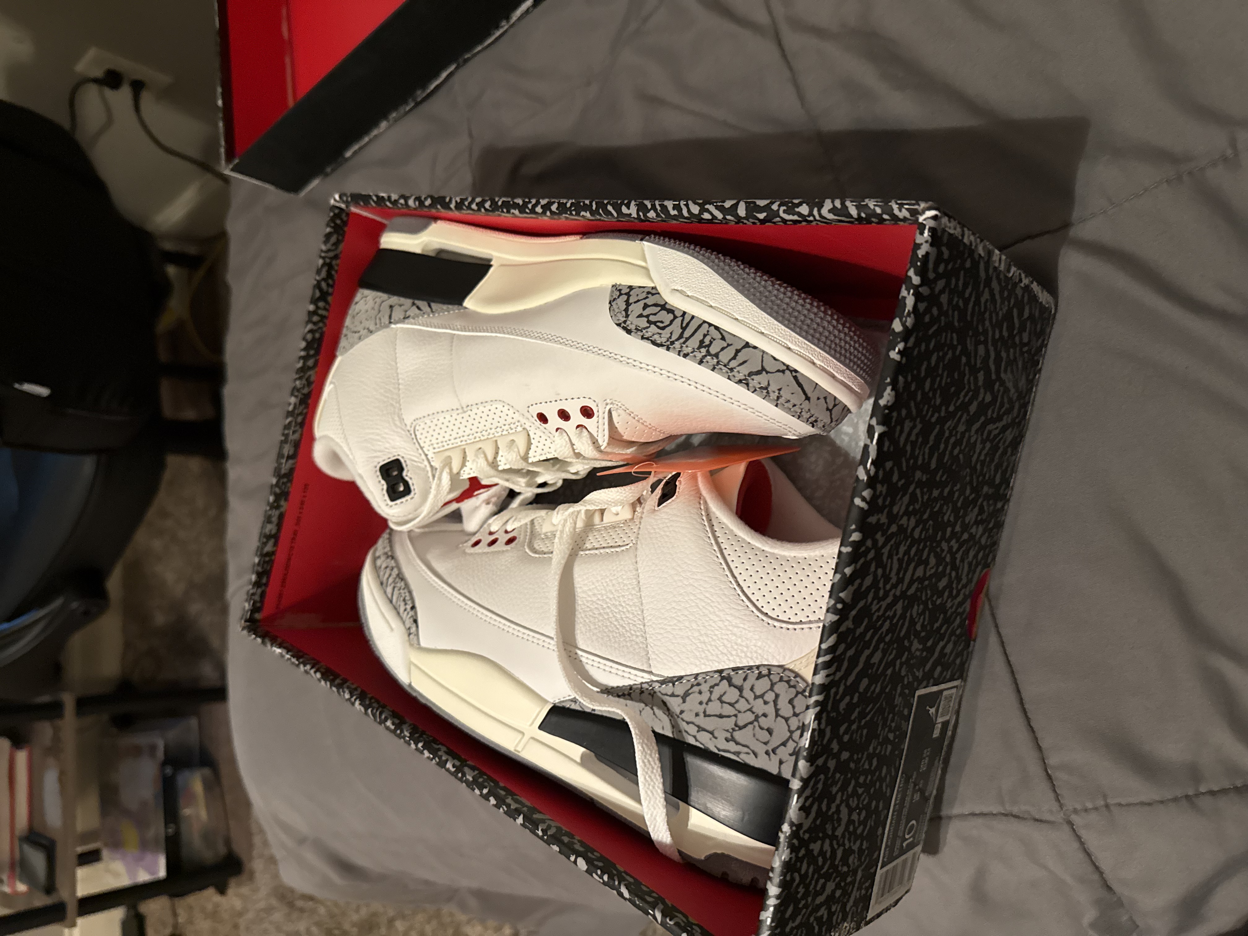 Coolkicks PKGoden Air Jordan 3 Retro White Cement Reimagined,DN3707-100 review James