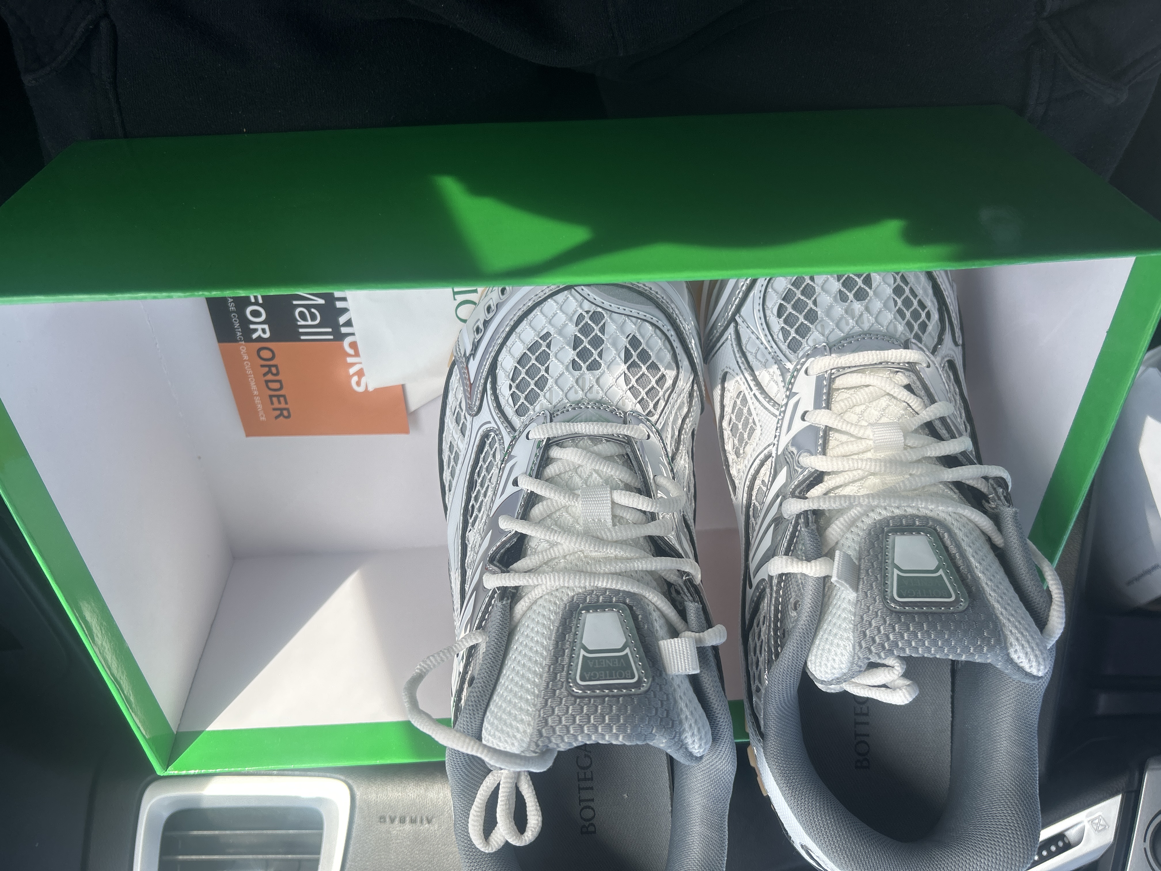 Flash sale| PKGoden Bottega Veneta Orbit low cut casual running shoes Silver review keem 00