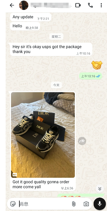 Flash sale | PKGoden Dior B30 Light Grey Sneakers Black Coffee Color 3SN279ZND-H969 review 1