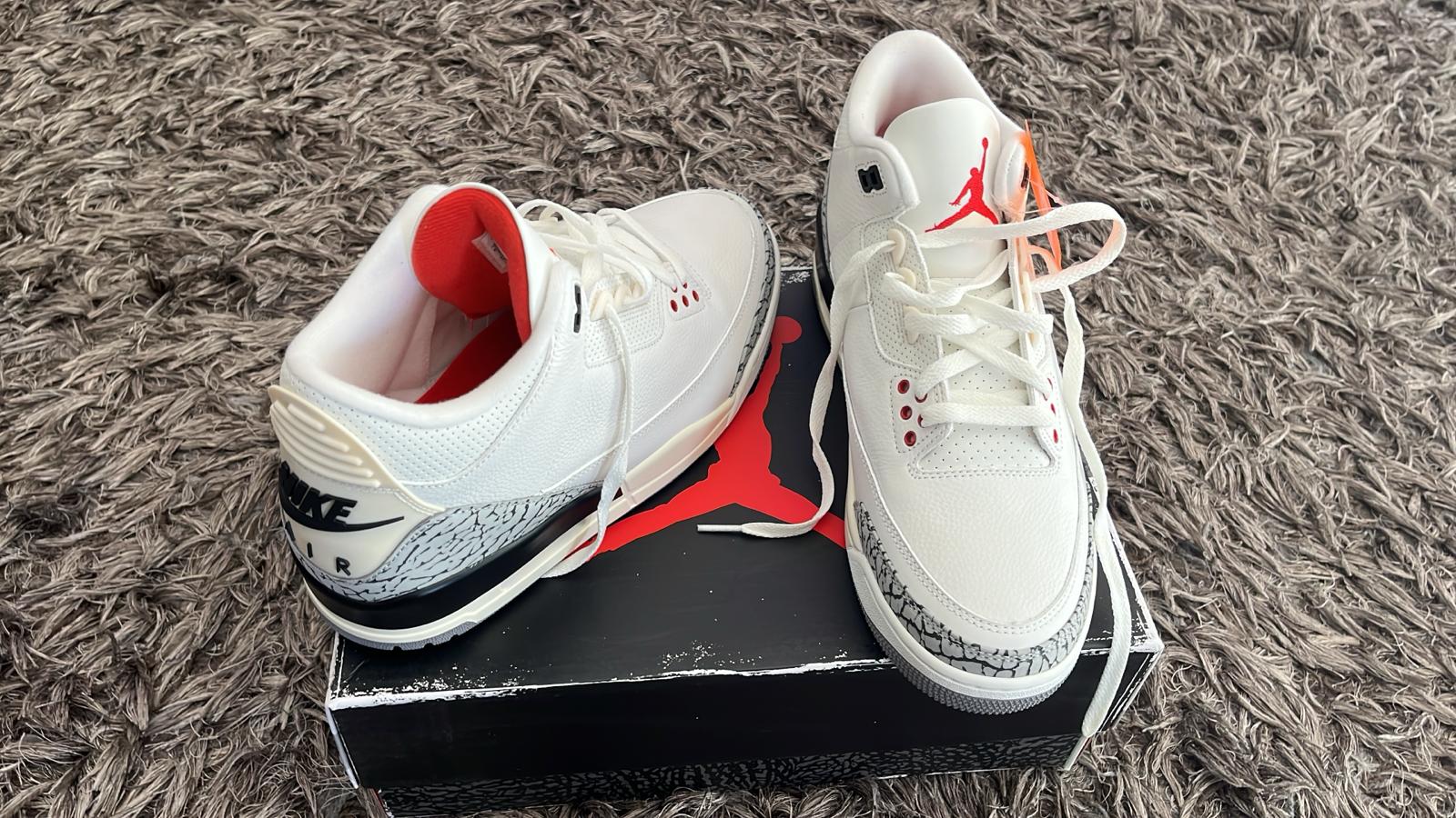 Coolkicks PKGoden Air Jordan 3 Retro White Cement Reimagined,DN3707-100 review customer feedback 00