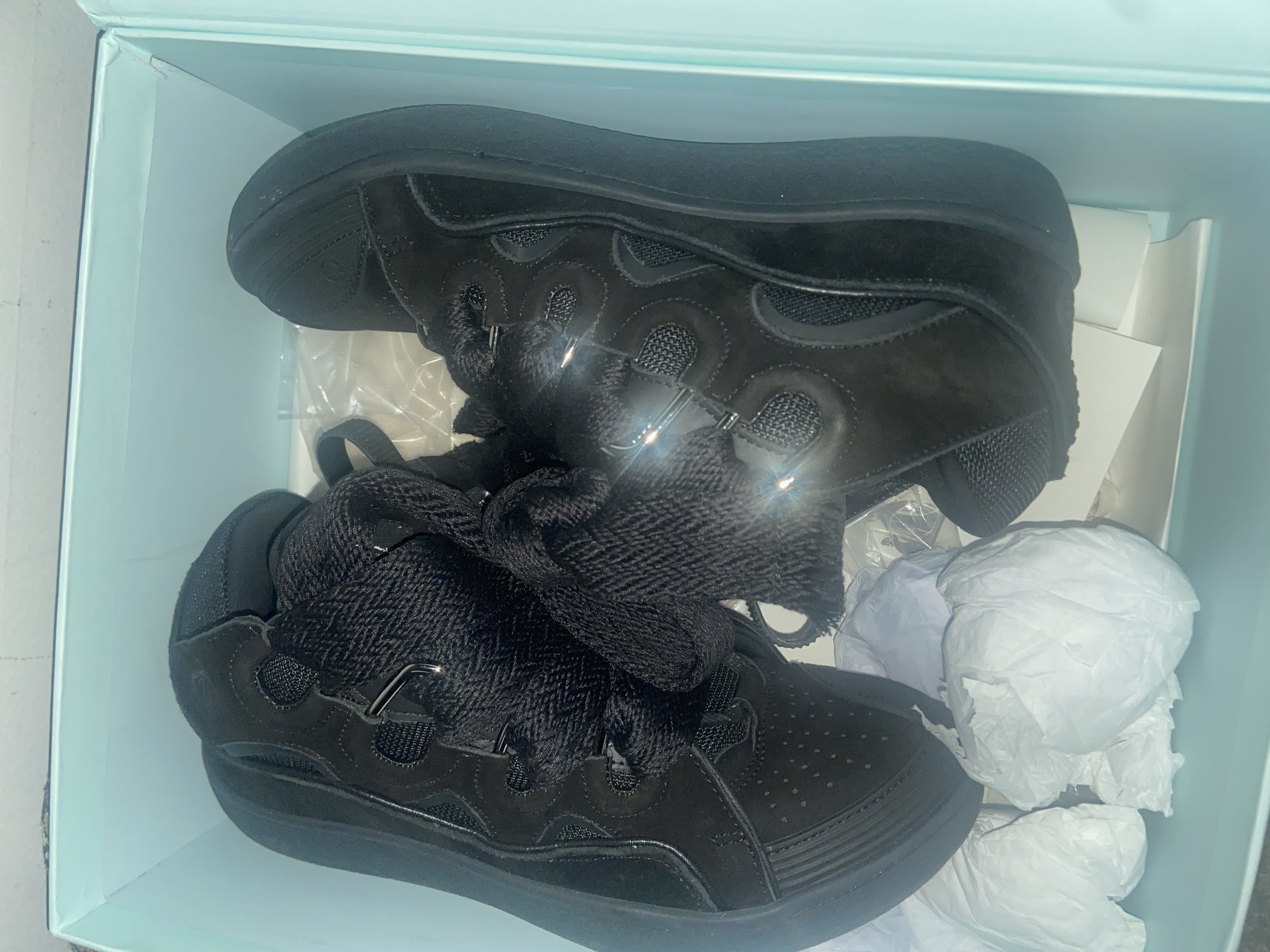 PKGoden Lanvin Leather Curb Triple Black review 0