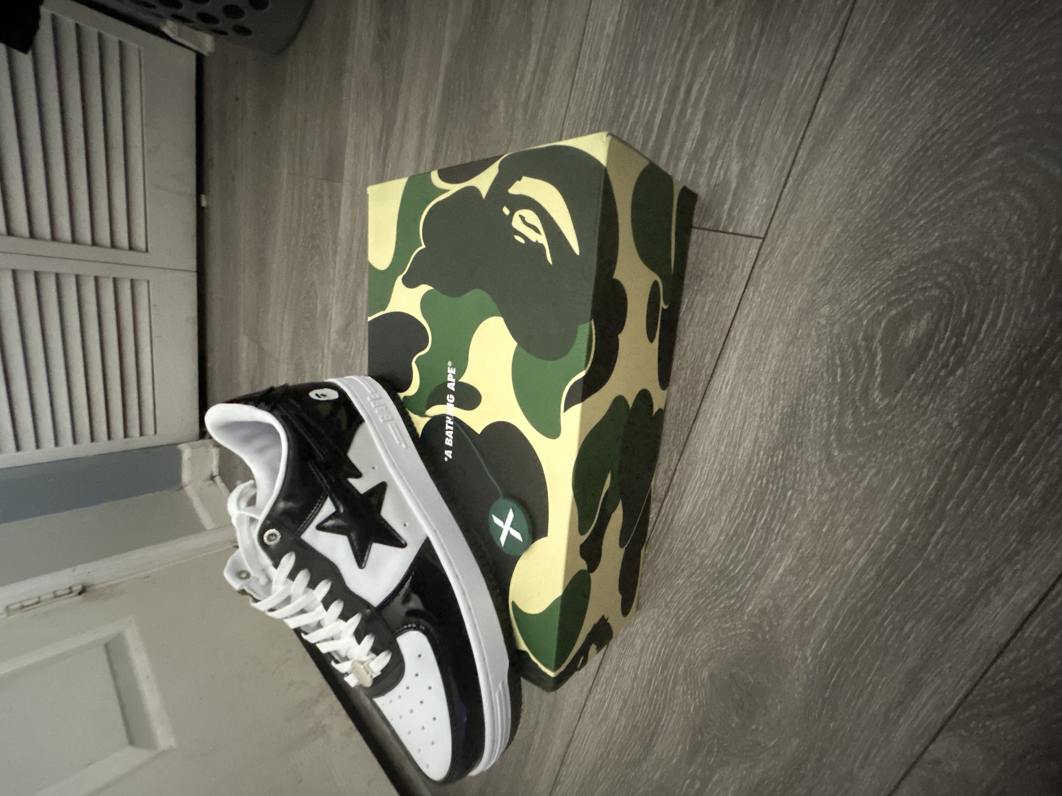 G5 A Bathing Ape Bape Sta Low Black White, 1H70-191-001 review 1