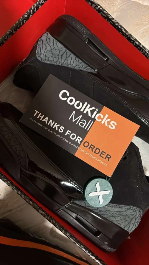 Coolkicks | PKGoden Air Jordan 3 Retro Black Cat, 136064-002 review 