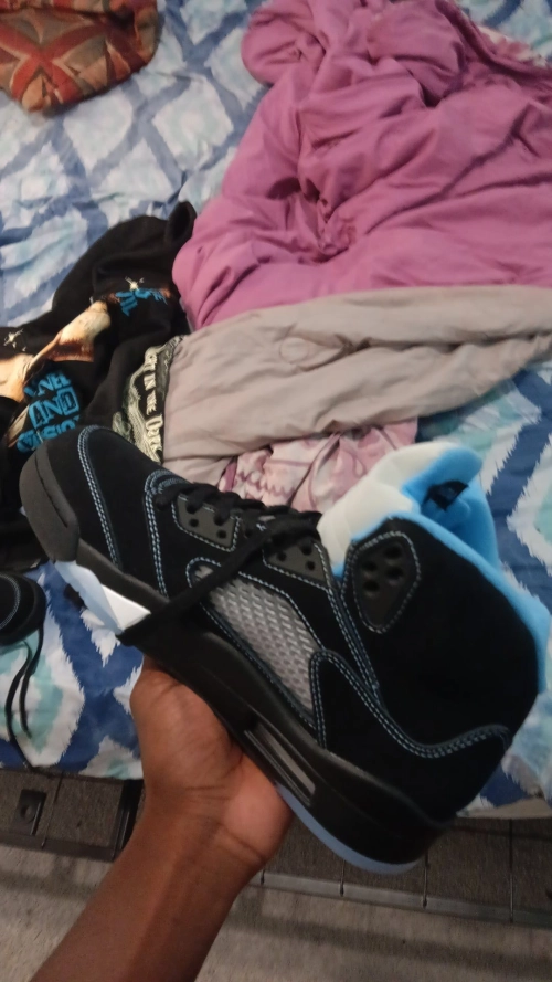 PKGoden Air Jordan 5 Retro Black University Blue 2026 DD0587-008 review 